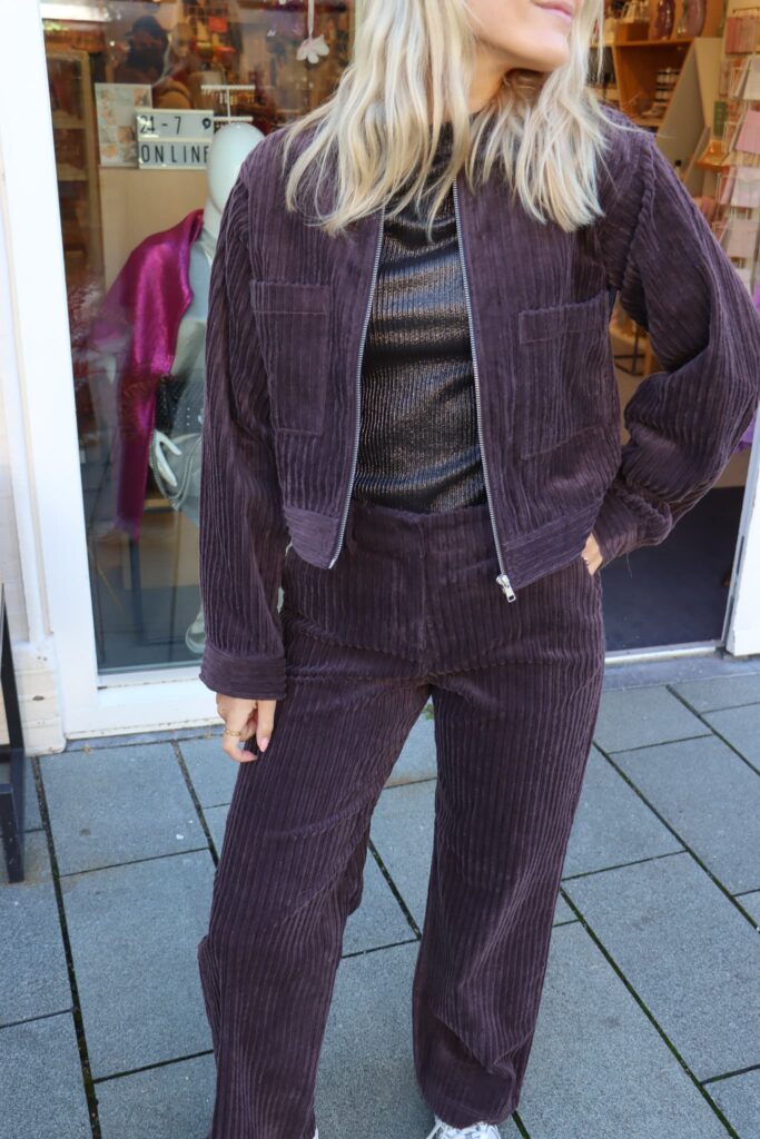 MSCHLiesel HW long pant - raisin