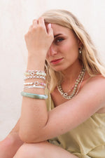 Sea of gold bracelet silver