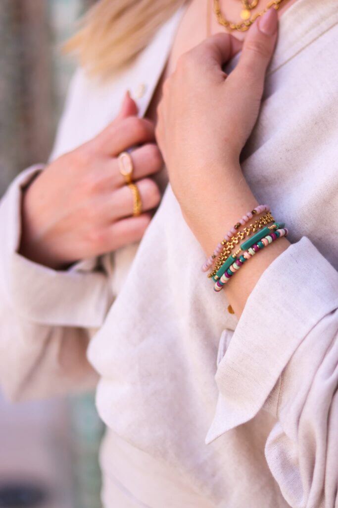 Jasmine bracelet gold