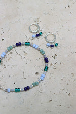 Blue oasis bracelet silver