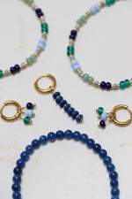 Royal blue bracelet gold