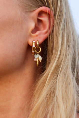 Little fish hoop gold