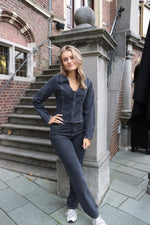 MSCHReja Ena Straight Long Jeans - black wash