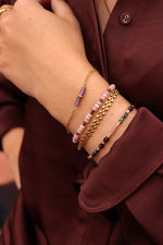 Golden sand bracelet gold