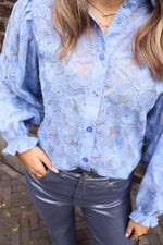 Blouse Birdie - light blue