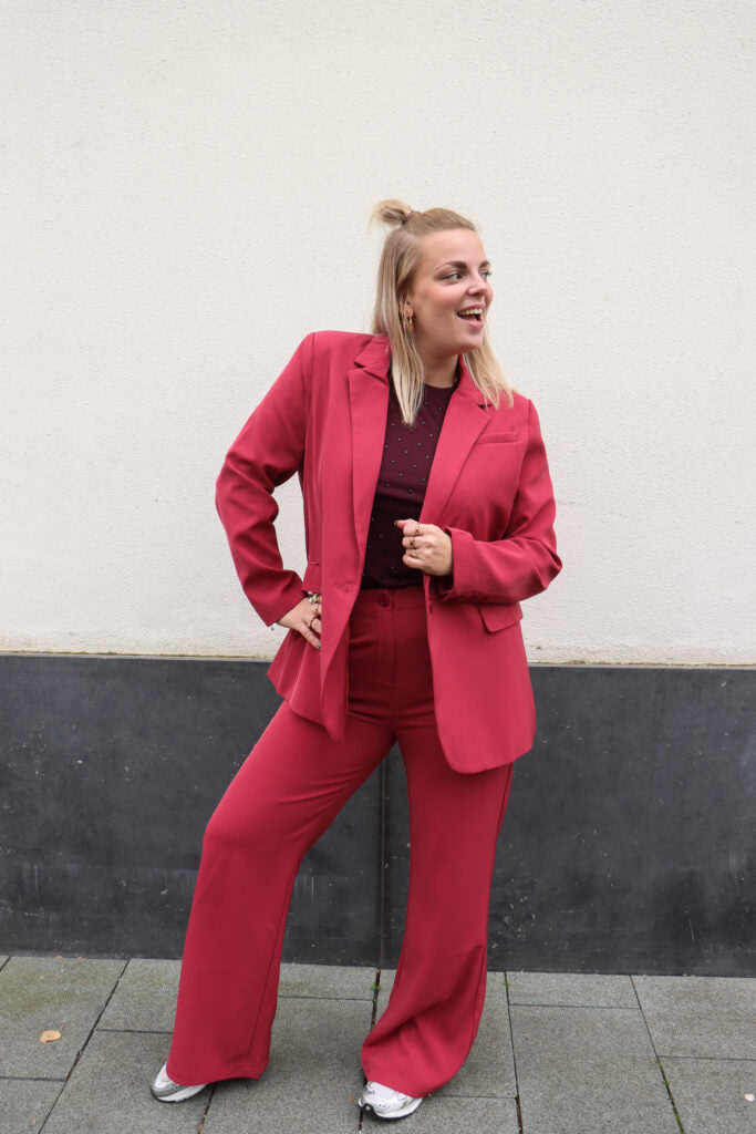 Blazer Maisie – Wine red