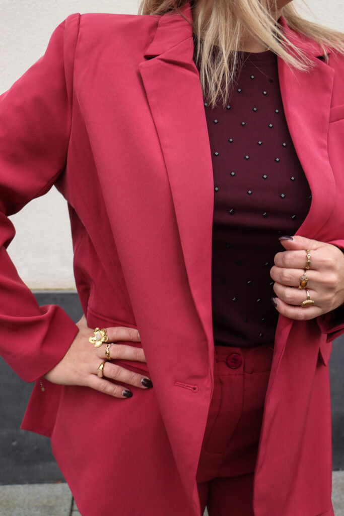 Blazer Maisie – Wine red