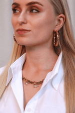 Gemstone gala neckace gold