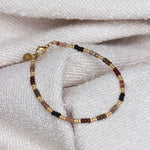 Mocha rainbow bracelet gold