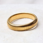 Big celeste bangle gold