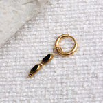 Noir glow hoop gold
