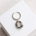 Sofia hoop silver