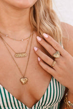 Ciao bella necklace gold
