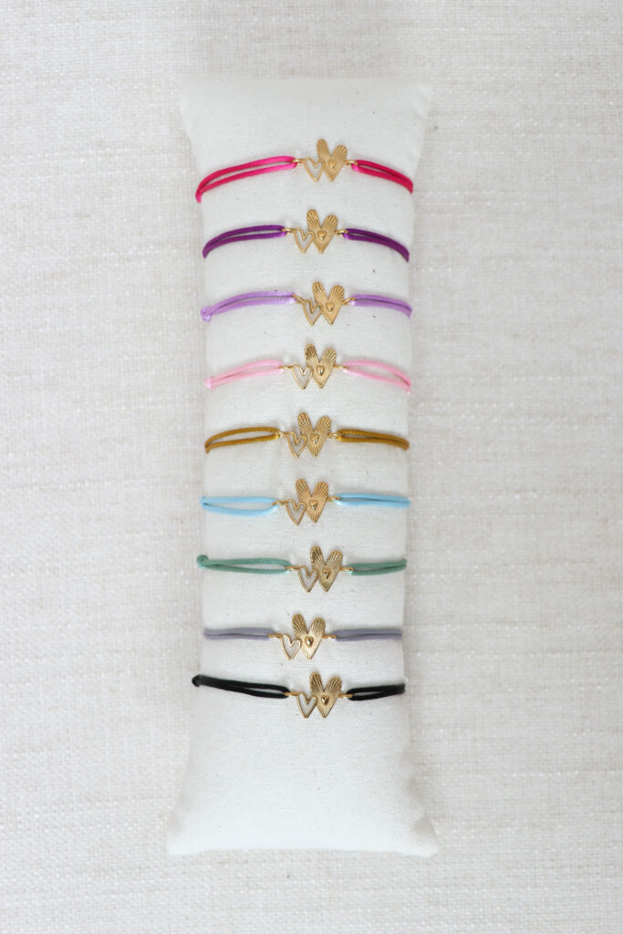 Two hearts bracelet