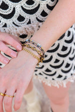 Terra grey bracelet gold