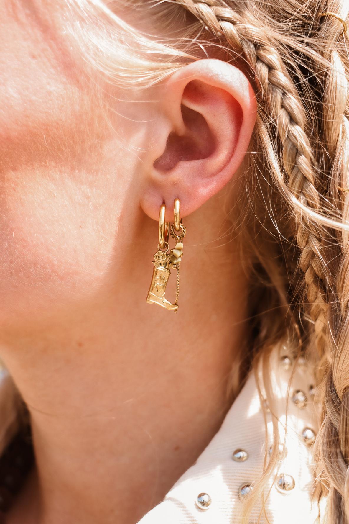 Single Howdy hoop gold