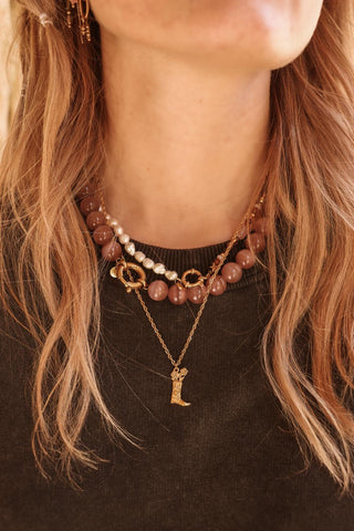 Roxy necklace gold