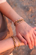 Rebel snake bracelet gold