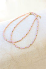 Golden sand necklace gold
