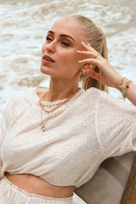 Jutter necklace gold