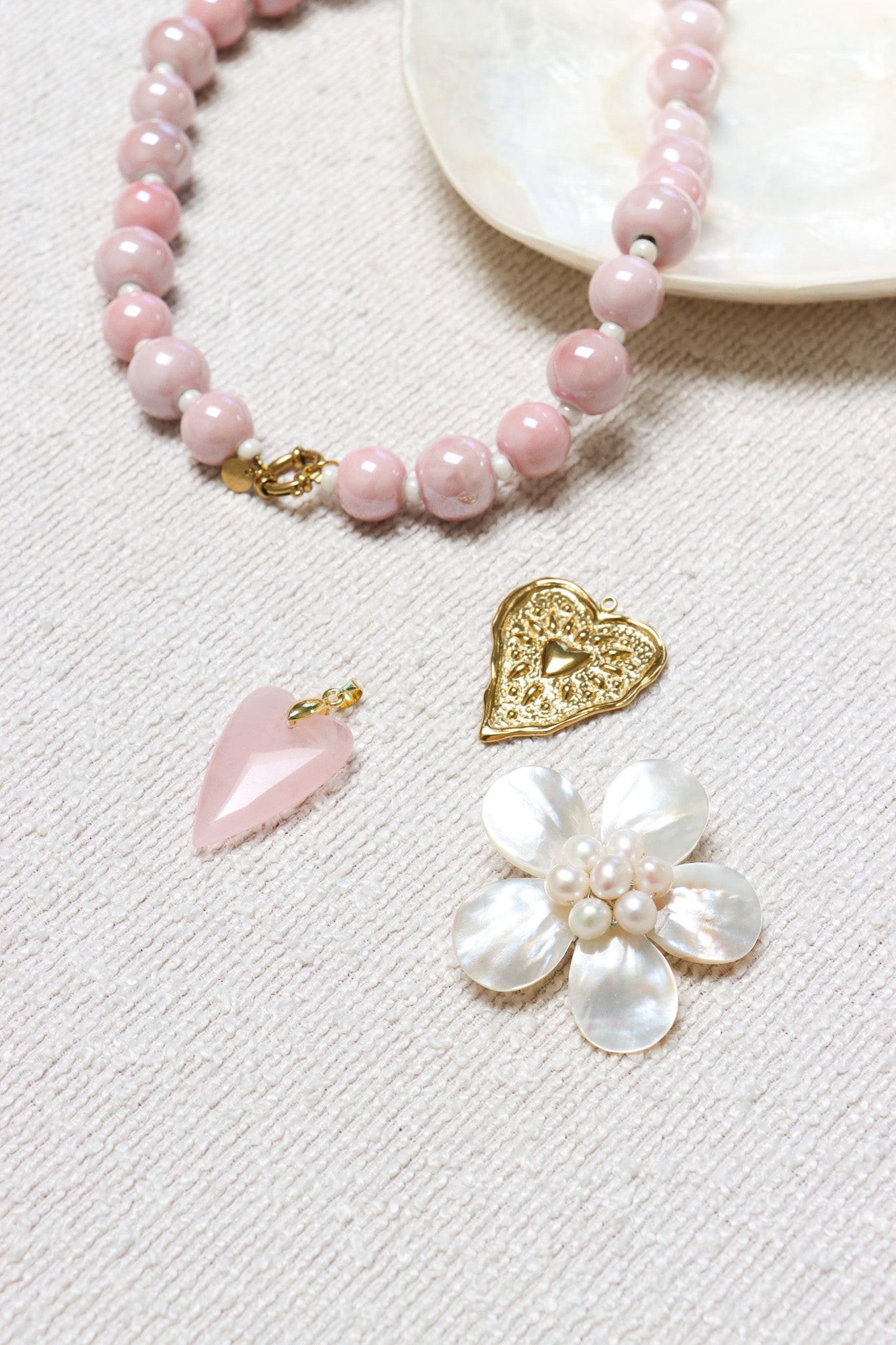 Pinky promise necklace gold