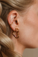 Princess chain hoop gold