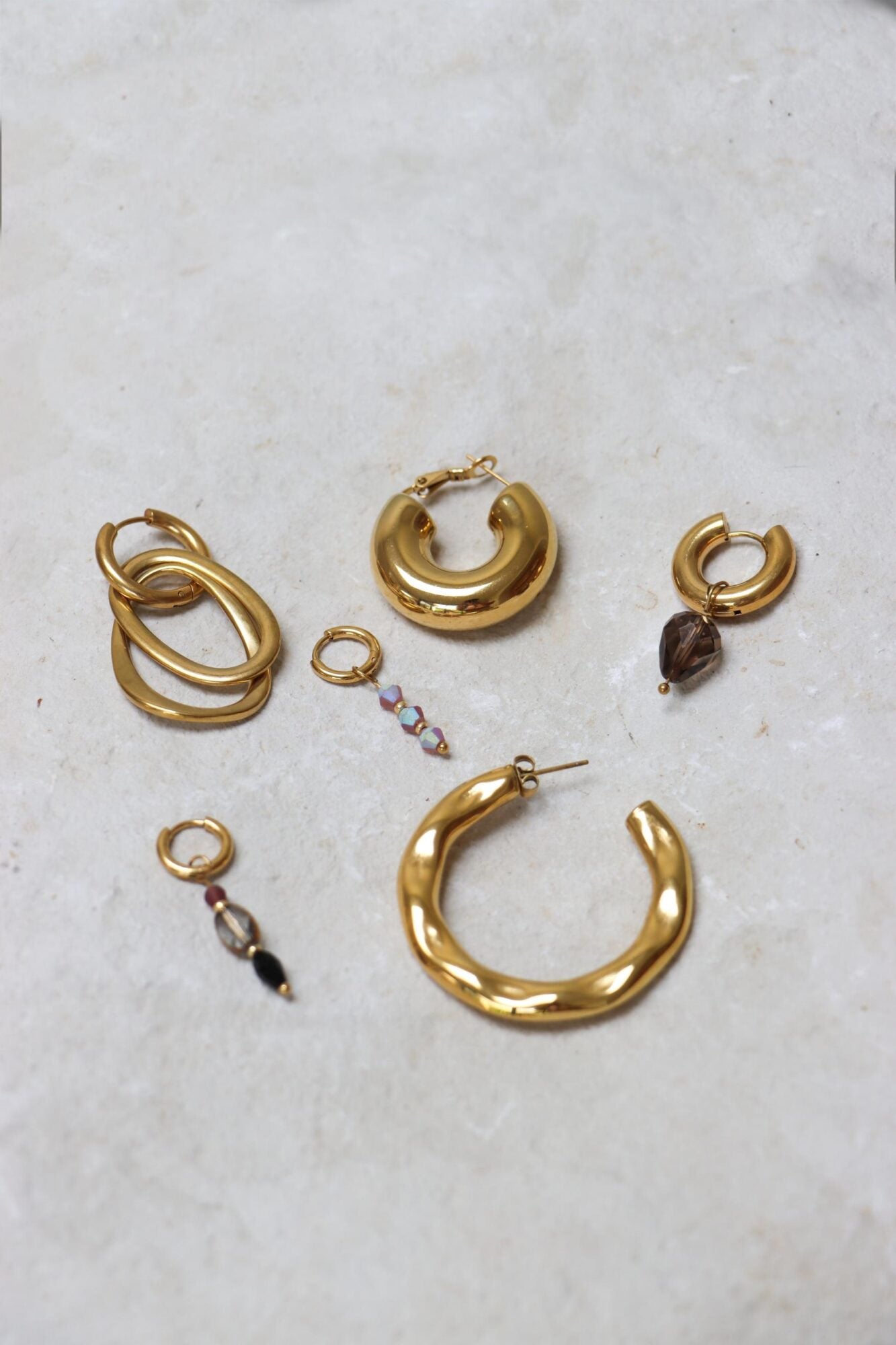Perfect statement hoop gold