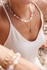Coral Necklace Gold