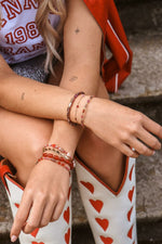 Dottie ruby bracelet gold