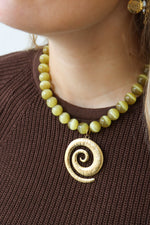 Wild grove necklace gold