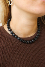 Noir mood necklace gold