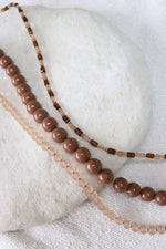 Powder touch necklace gold