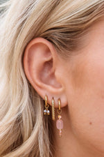 Single Sand Dune Hoop Gold