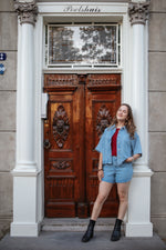 MSCHSaphina 2/4 Shirt - light blue