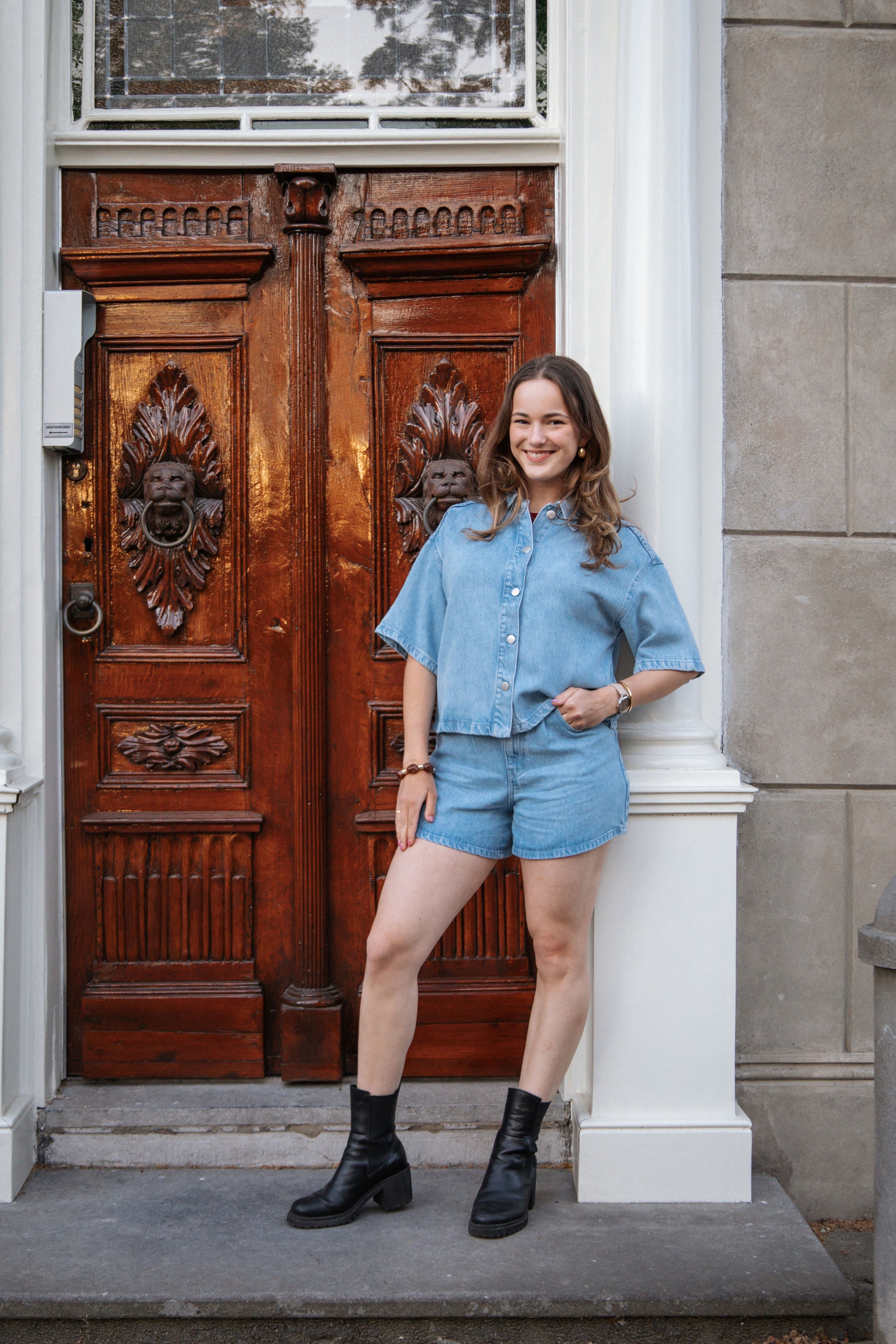 MSCHSaphina 2/4 Shirt - light blue
