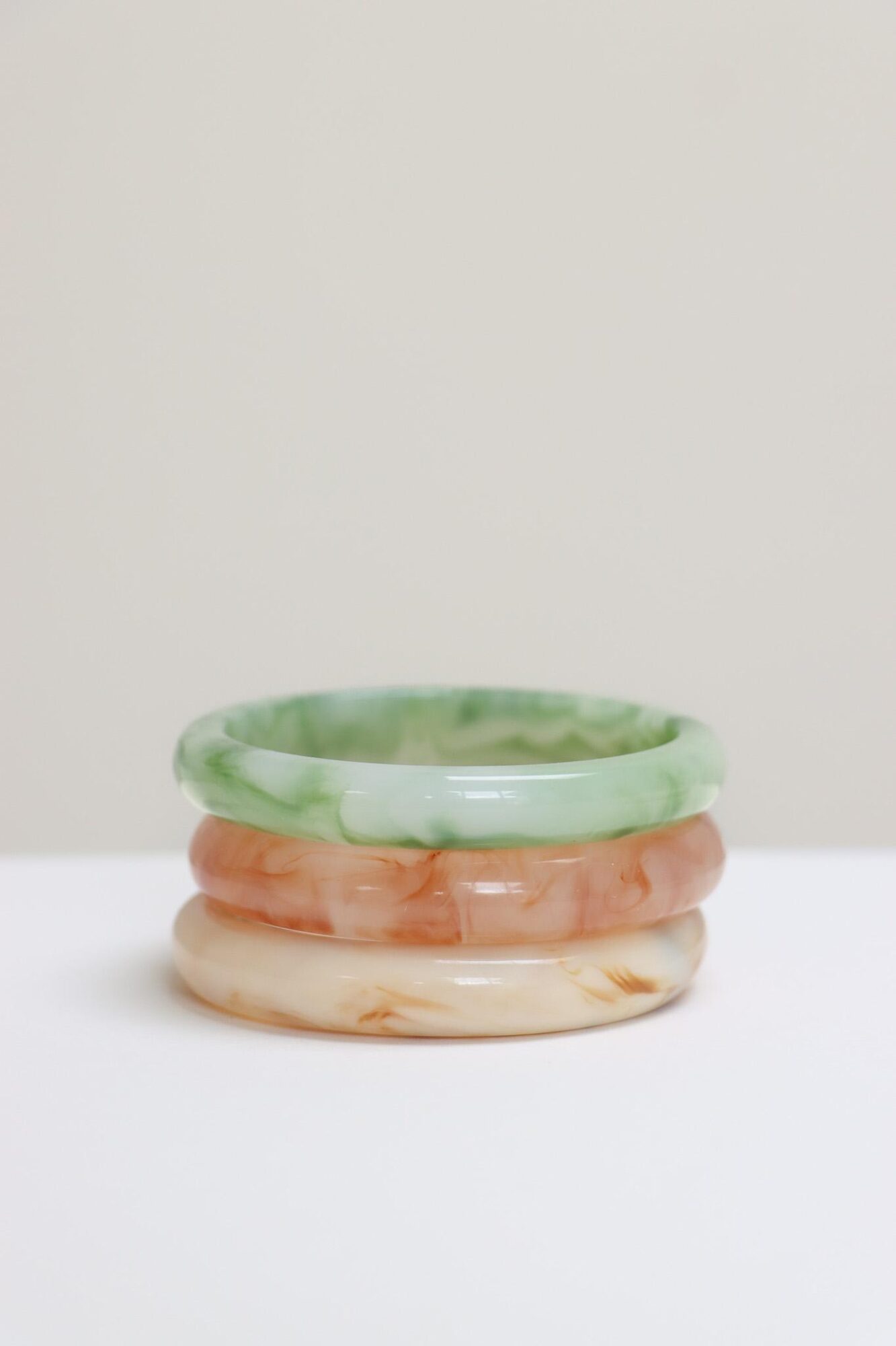 Round rock natural bangle