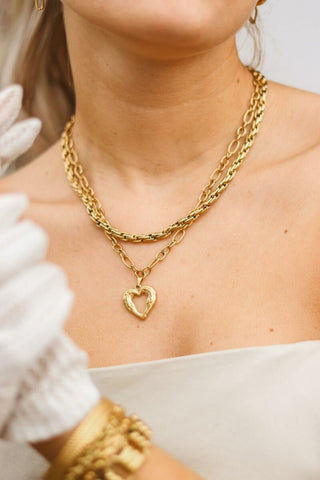 Sisi necklace gold