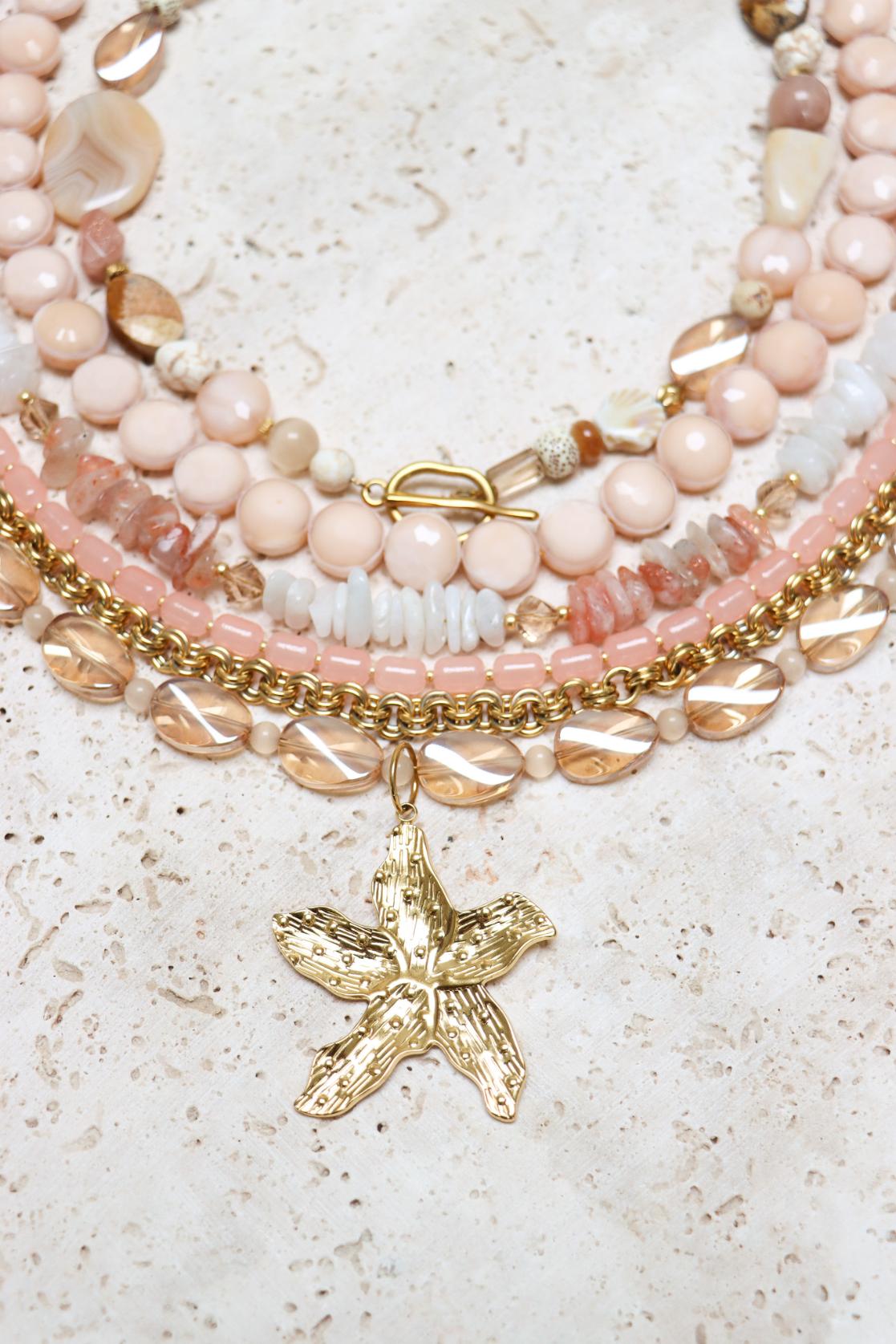Eternal glow necklace gold