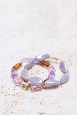 Colorful shiny bracelet gold