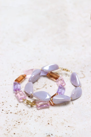 Colorful shiny bracelet gold