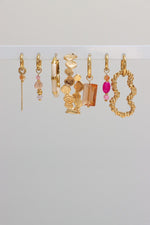 Organic bubble hoop gold