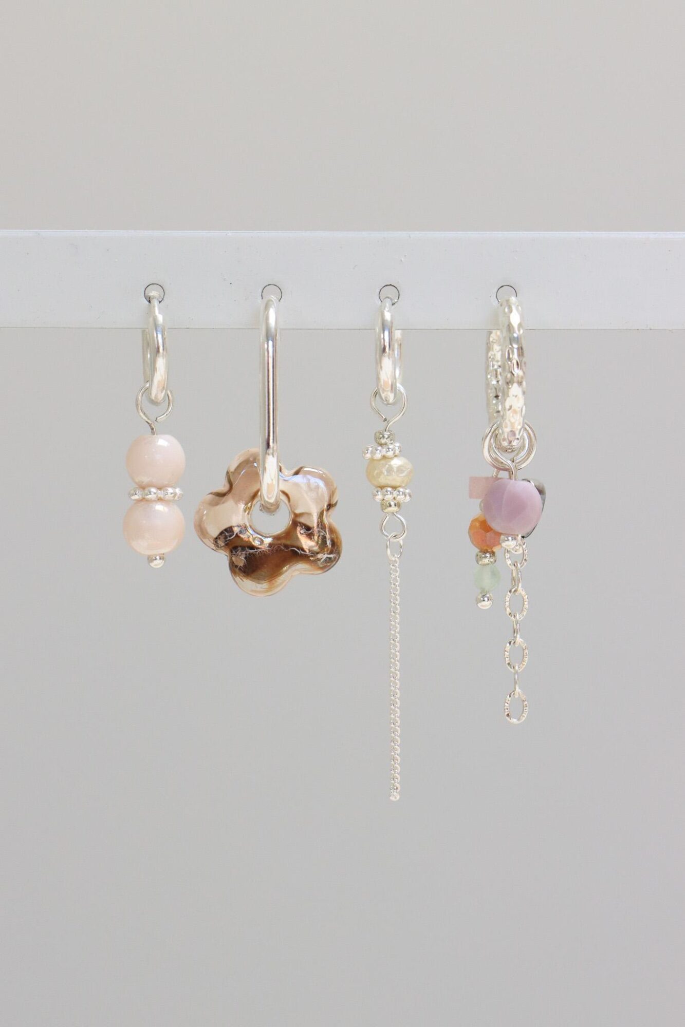 Juna hoop silver