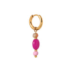 Ibiza pink hoop gold