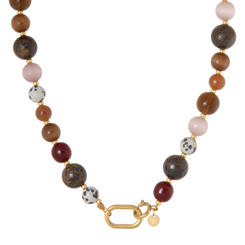 Ivy necklace gold
