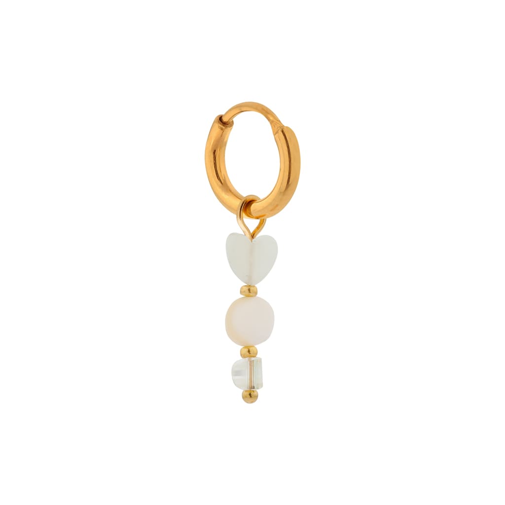 Single Jellyfish hoop gold