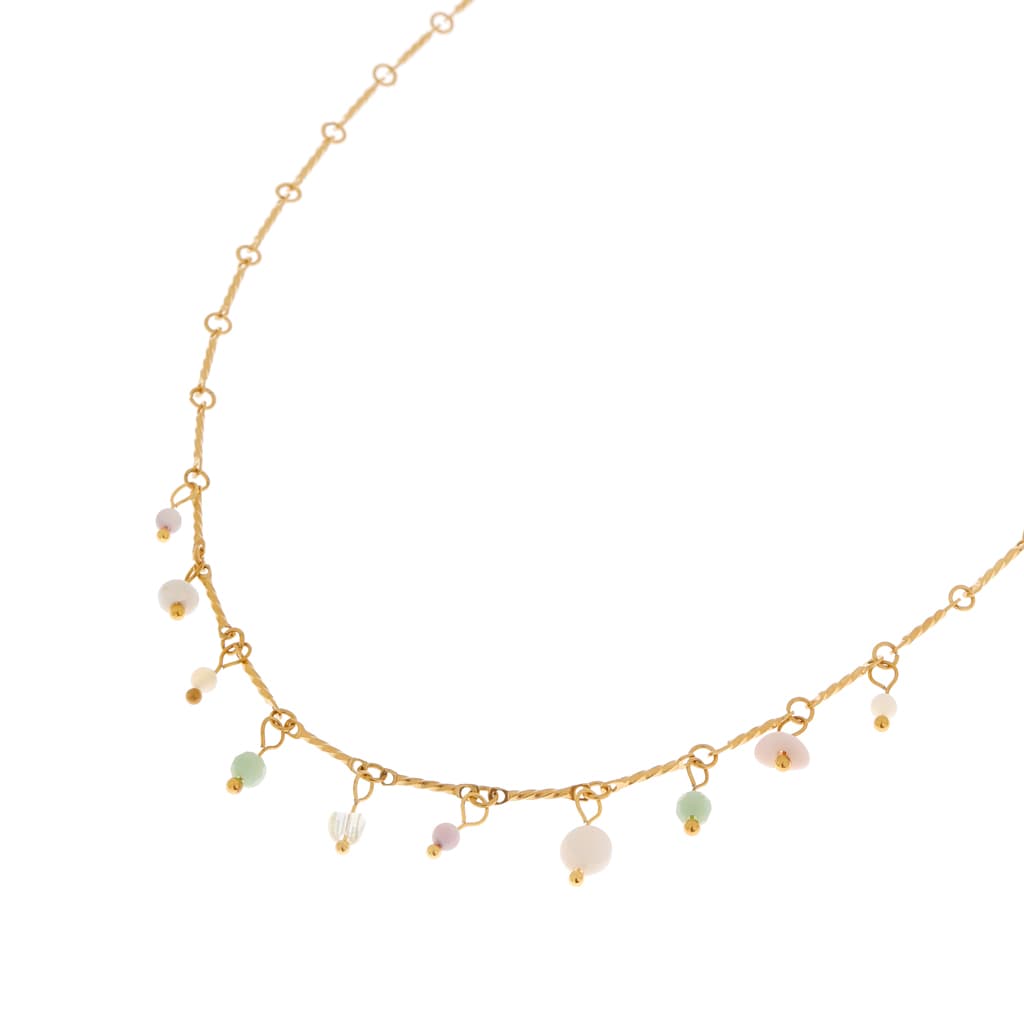 Jutter necklace gold