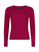 Knitted Top Devina - Fuchsia purple/red