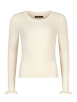 Knitted Top Shirley - Ecru