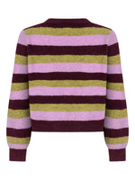 Knitted sweater Aurora - Aubergine