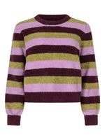 Knitted sweater Aurora - Aubergine